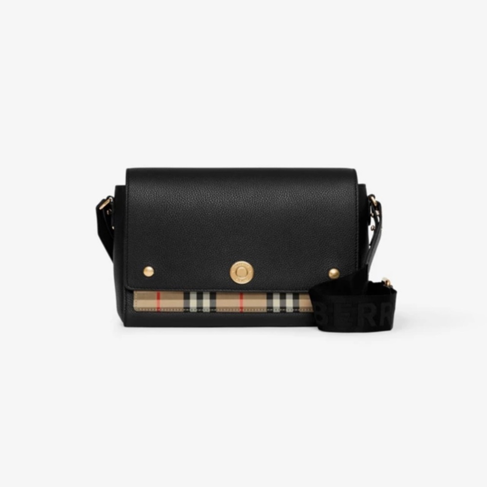 Burberry signature stripe crossbody.